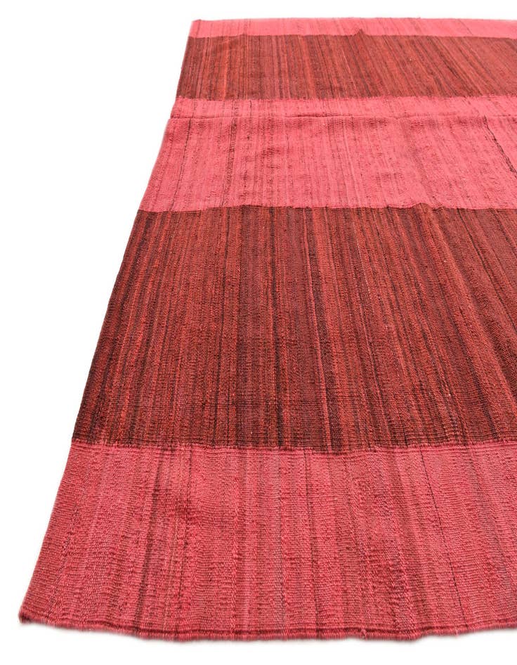 Detail image of  6' 6 x 9' 7  Hand Woven Kilim Modern Wool Rug