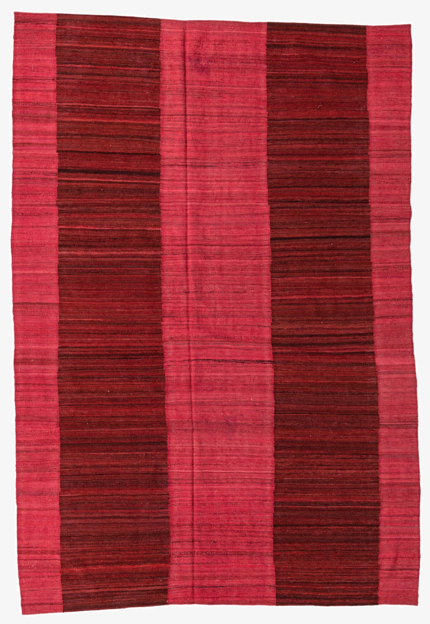  6' 6 x 9' 7  Hand Woven Kilim Modern Wool Rug