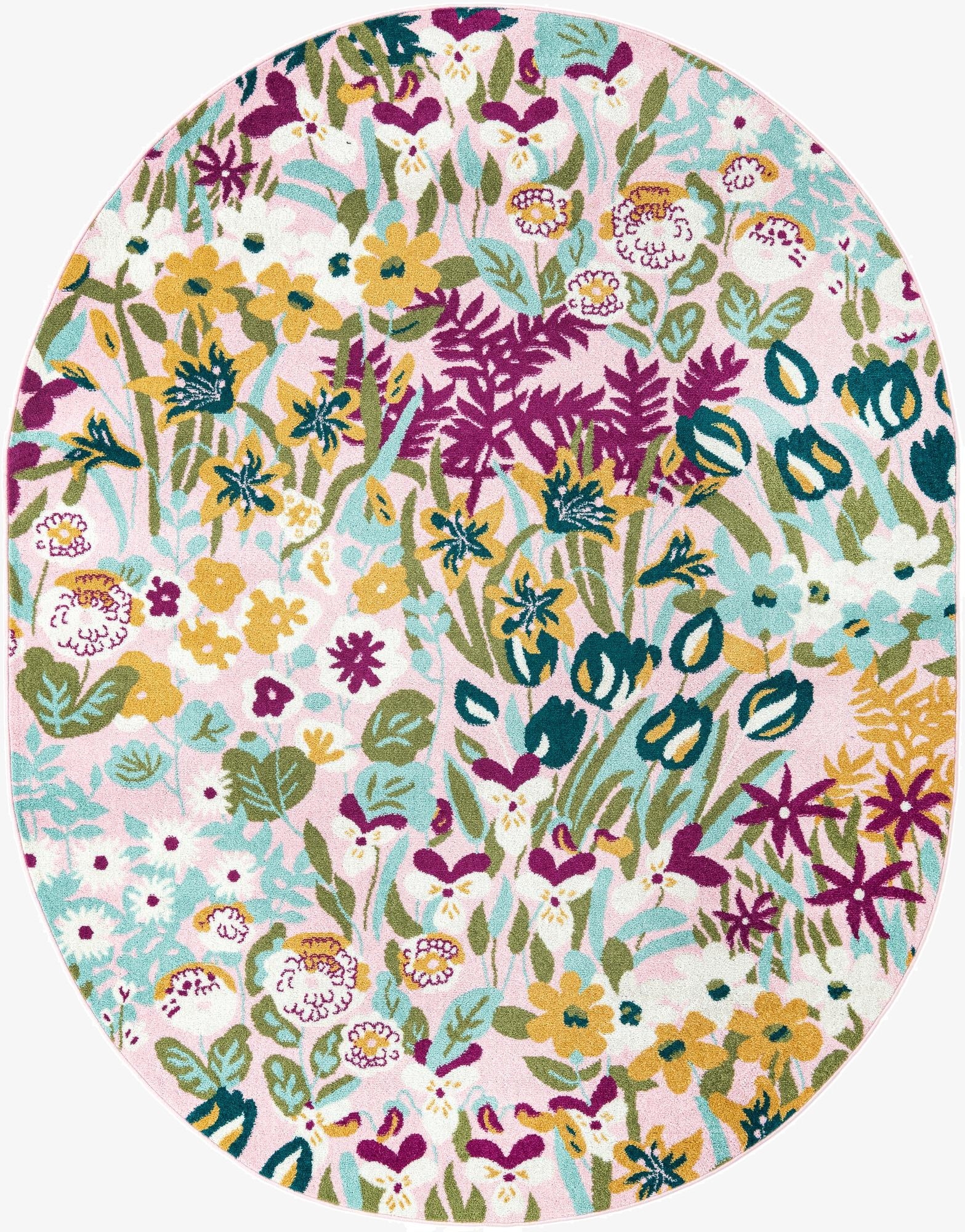  7' 10 x 10' Bloom Oval Rug