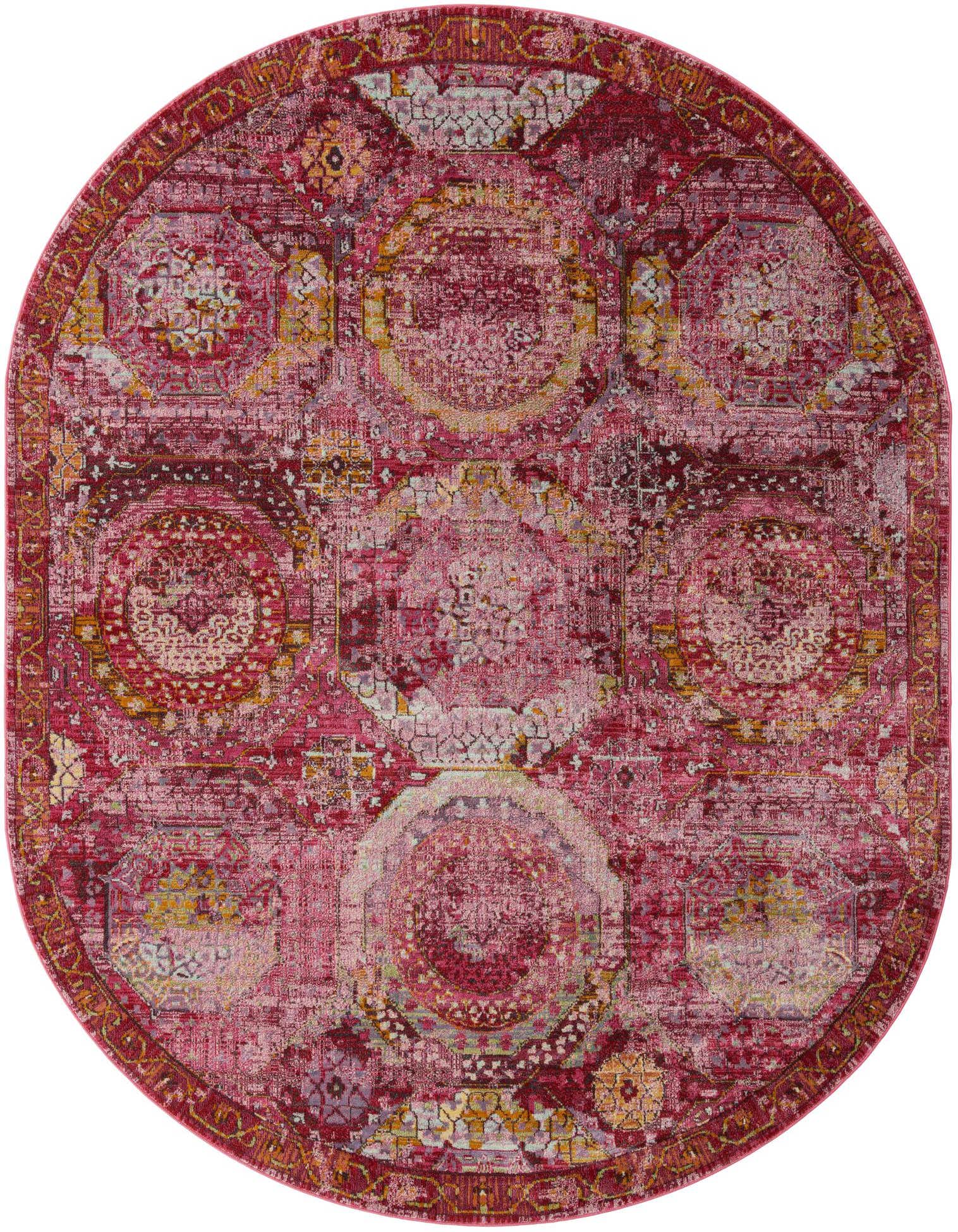 Primary image  7' 10 x 10' Santiago Oval Rug
