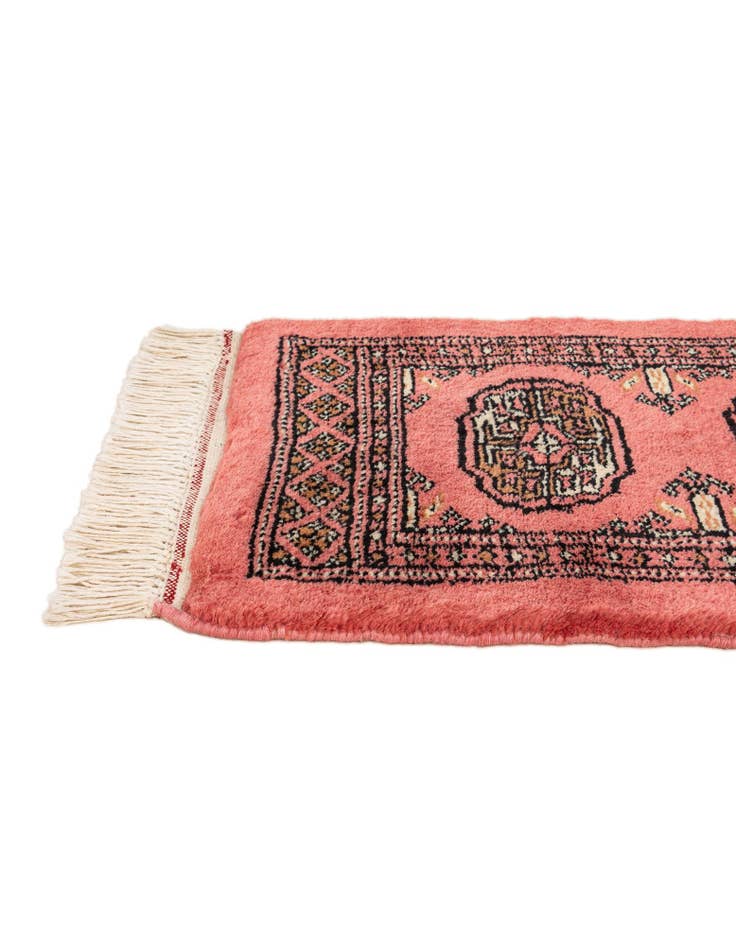 Detail image of  1' 3 x 2' 2  Hand Knotted Afghan Akhche Oriental Wool Rug