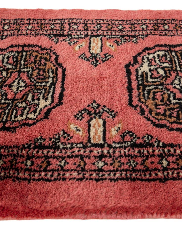 Detail image of  1' 3 x 2' 2  Hand Knotted Afghan Akhche Oriental Wool Rug