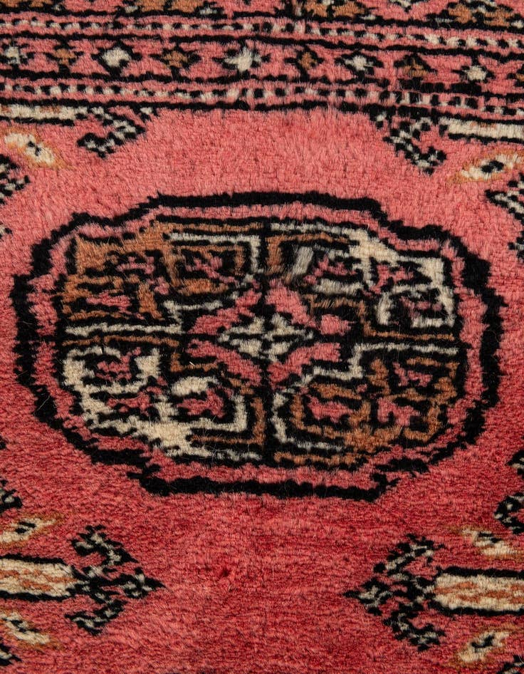 Detail image of  1' 3 x 2' 2  Hand Knotted Afghan Akhche Oriental Wool Rug