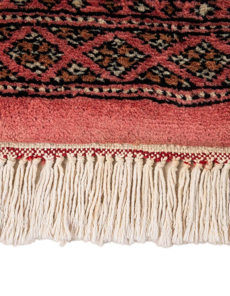 Detail image of  1' 3 x 2' 2  Hand Knotted Afghan Akhche Oriental Wool Rug
