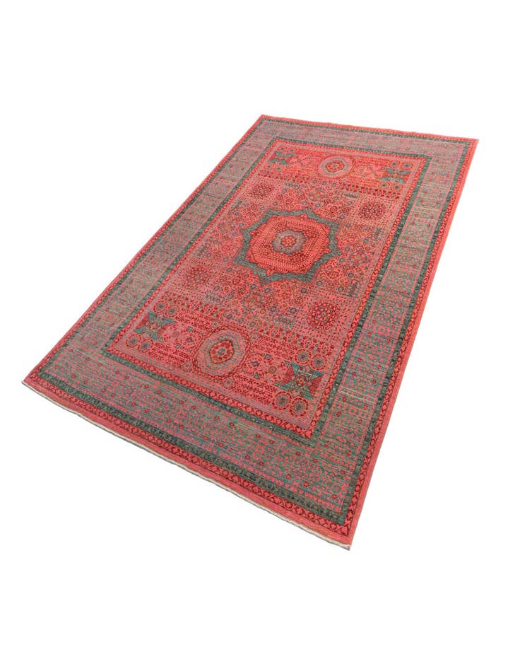 Detail image of  6' 11 x 9' 9 Amina Wool Rug