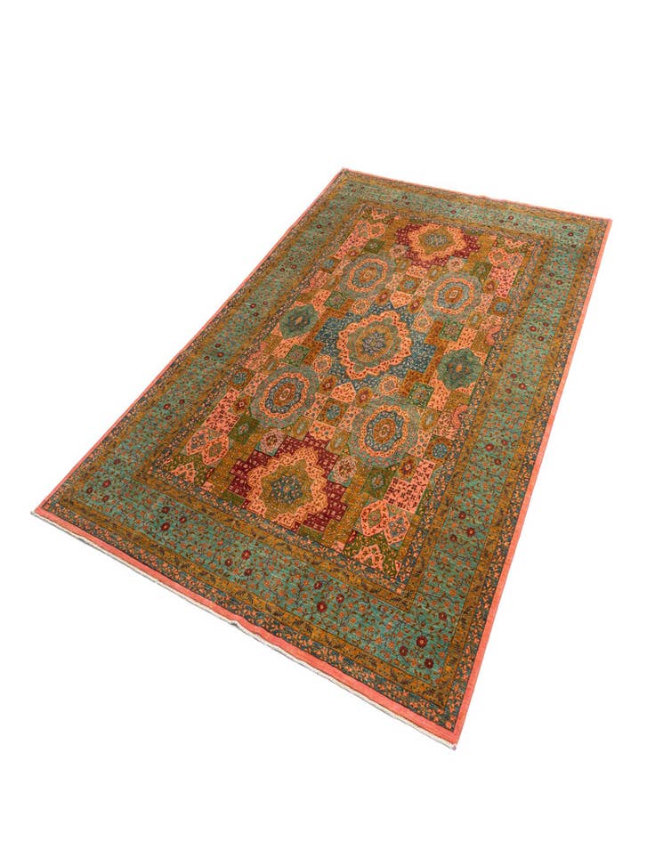 Detail image of  6' 8 x 9' 10 Amina Wool Rug