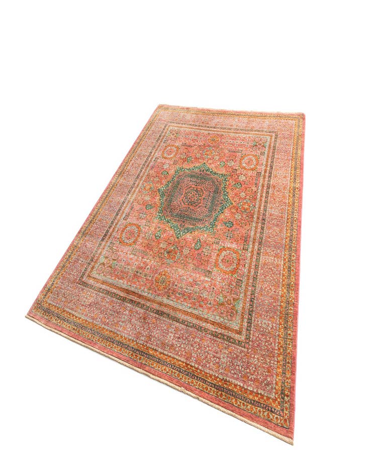 Detail image of  8' 1 x 9' 10  Hand Knotted Amina Rug