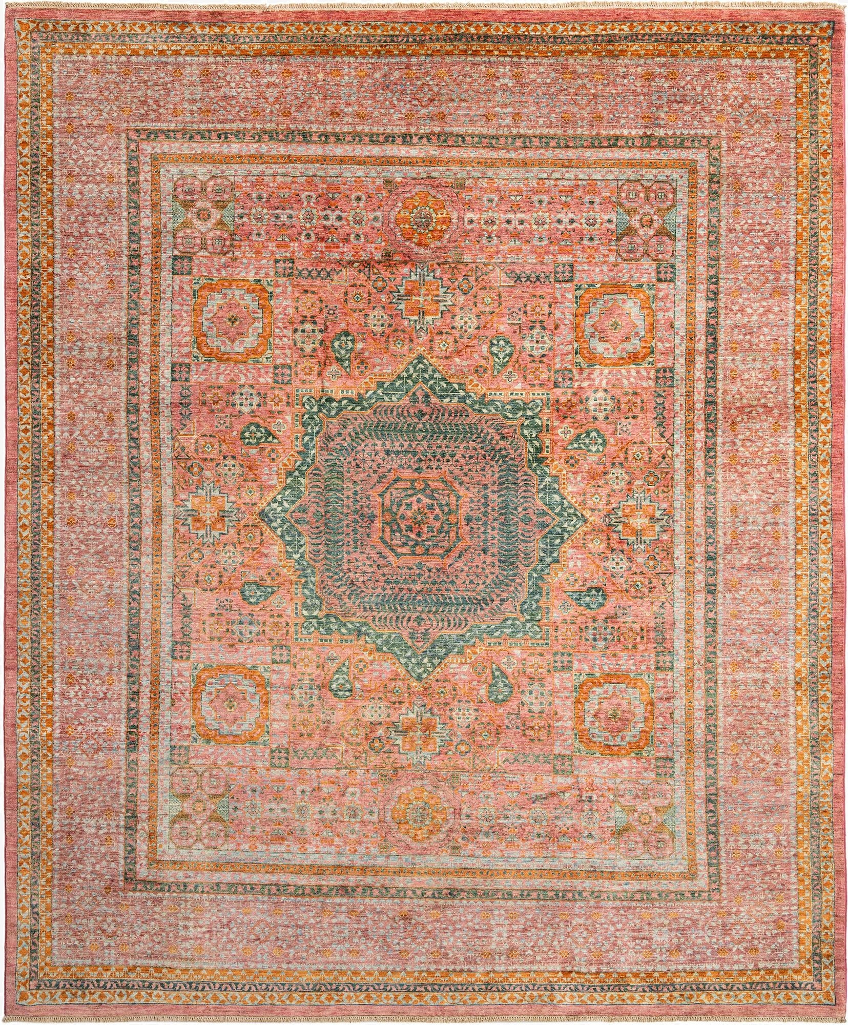  8' 1 x 9' 10  Hand Knotted Amina Rug