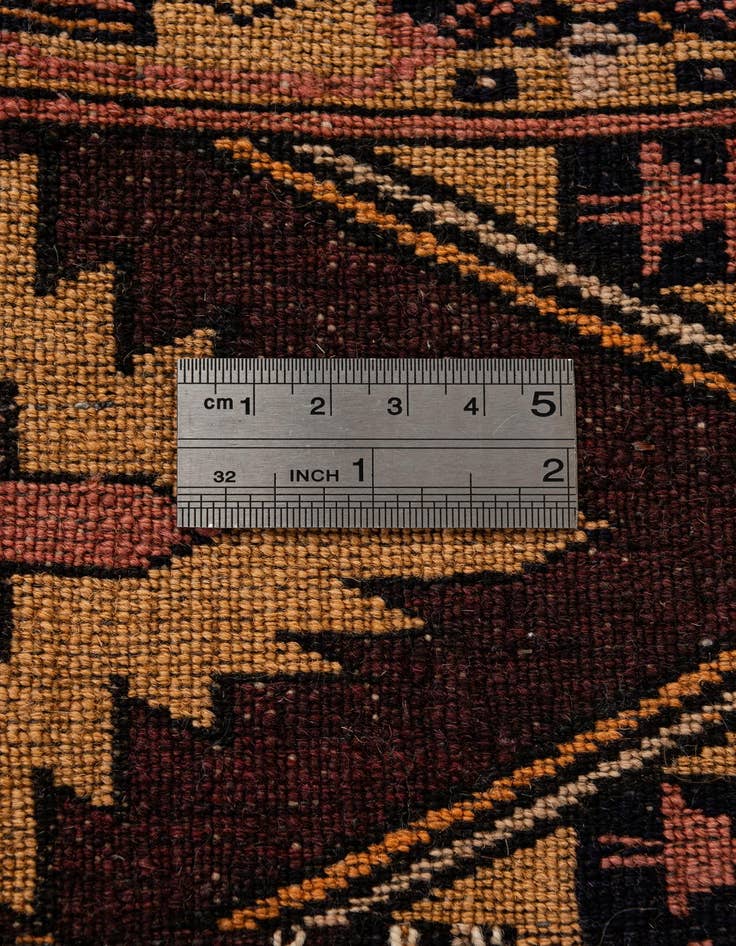 Detail image of  4' 11 x 6' 4  Hand Knotted Anatolian Oriental Wool Rug