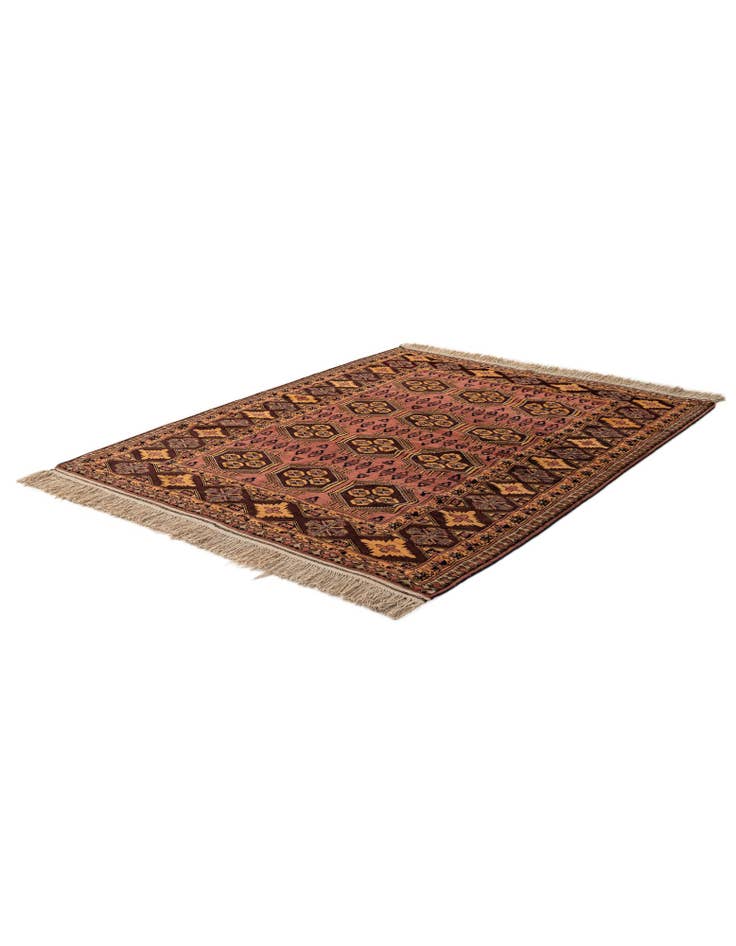 Detail image of  4' 11 x 6' 4  Hand Knotted Anatolian Oriental Wool Rug