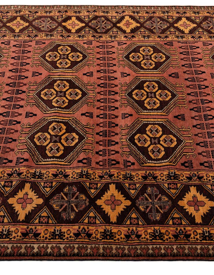 Detail image of  4' 11 x 6' 4  Hand Knotted Anatolian Oriental Wool Rug