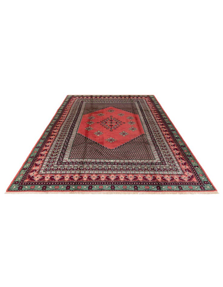 Detail image of  6' 8 x 9' 9  Hand Knotted Anatolian Wool Rug