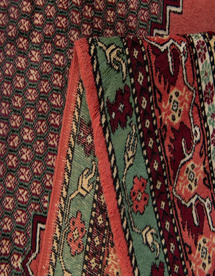 Detail image of  6' 8 x 9' 9  Hand Knotted Anatolian Wool Rug