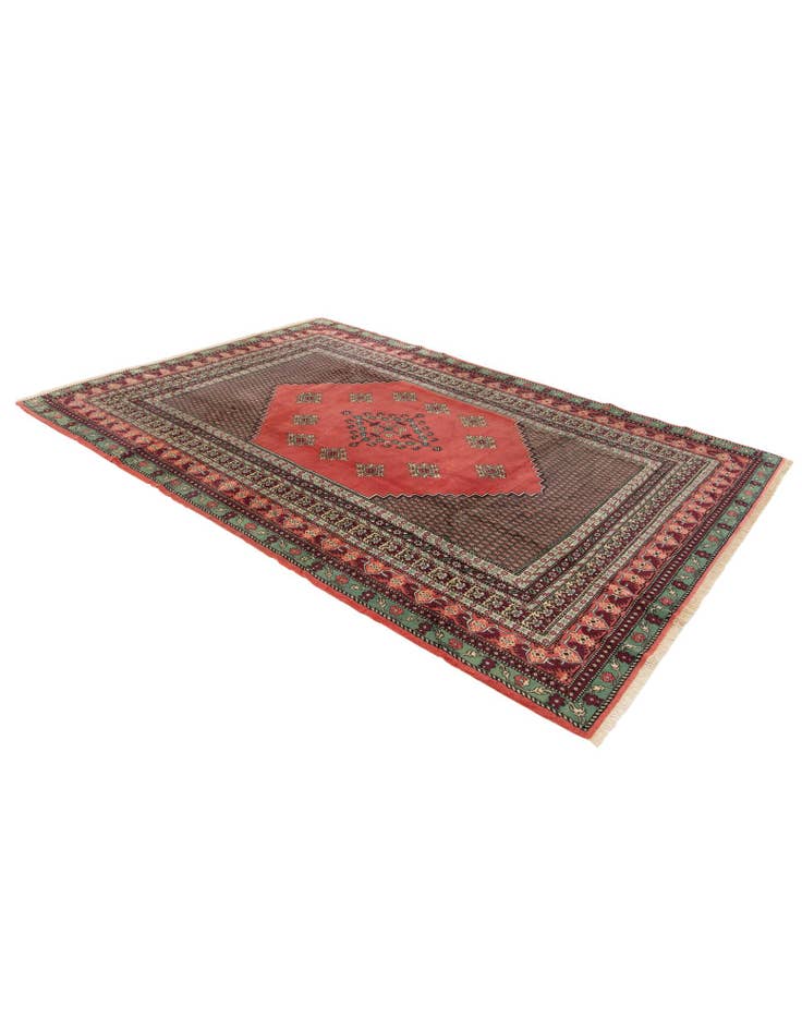 Detail image of  6' 8 x 9' 9  Hand Knotted Anatolian Wool Rug