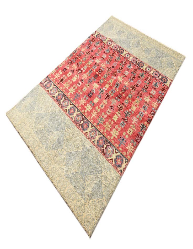 Detail image of  5' x 7' 7  Hand Knotted Ariana Ziegler Rug