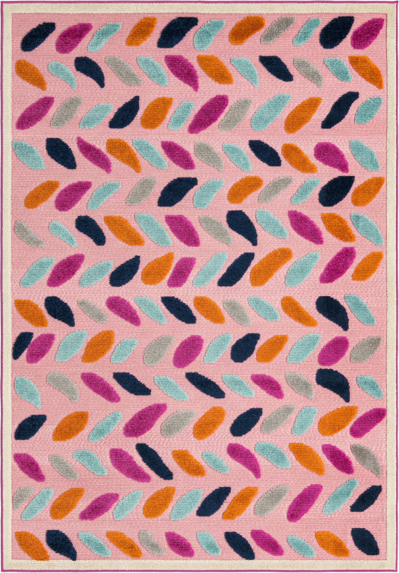  5' 3 x 8'  Washable Aruba Indoor / Outdoor Rug