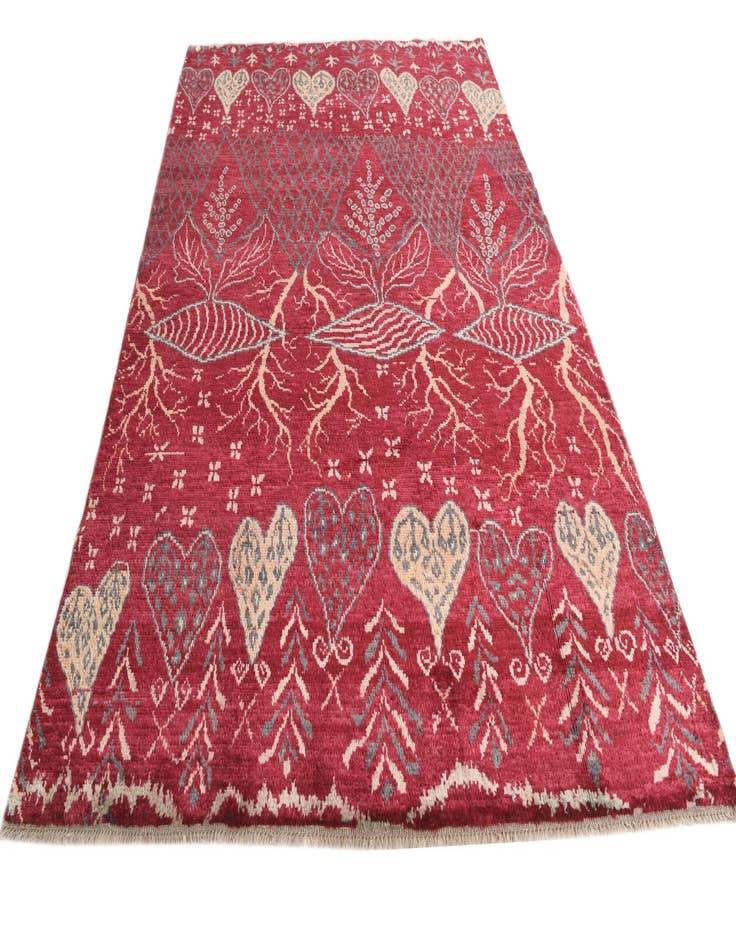 Detail image of  6' 3 x 9' 10  Hand Knotted Balouch Wool Rug