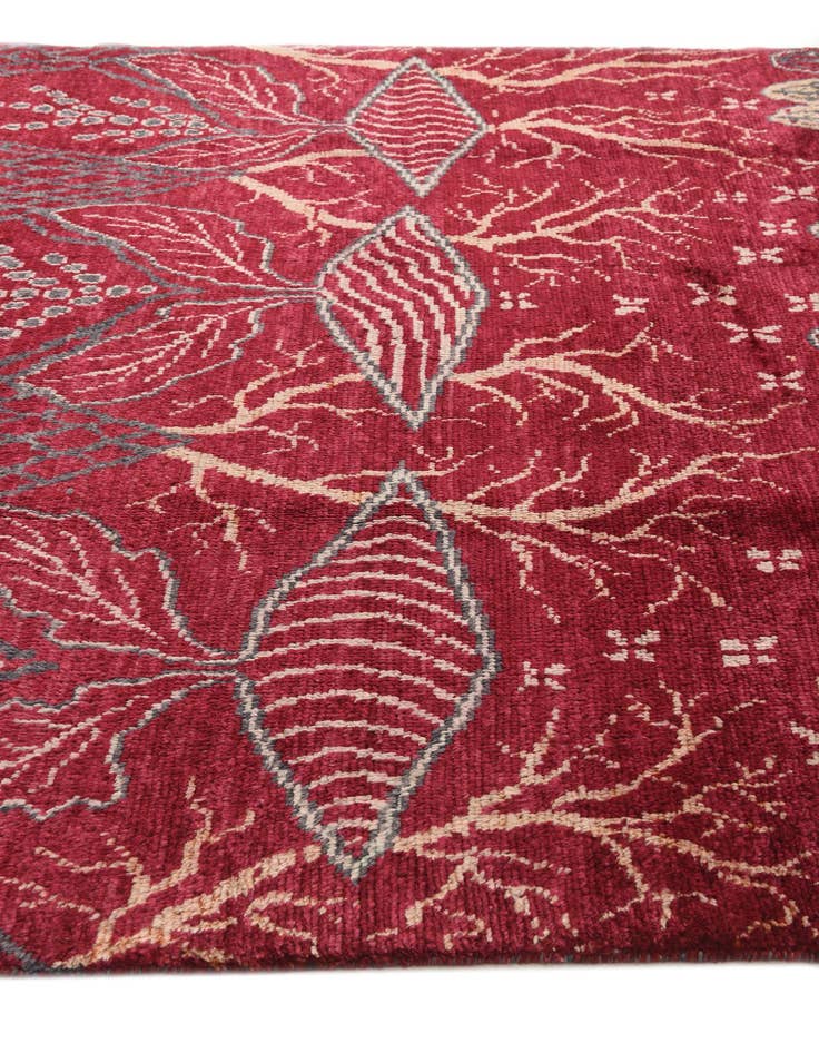 Detail image of  6' 3 x 9' 10  Hand Knotted Balouch Wool Rug