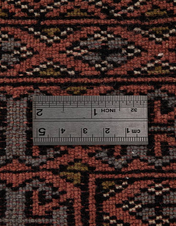 Detail image of  4' 4 x 6' 4  Hand Knotted Bokhara Oriental Wool Rug