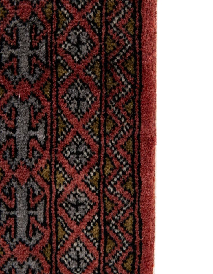 Detail image of  4' 4 x 6' 4  Hand Knotted Bokhara Oriental Wool Rug