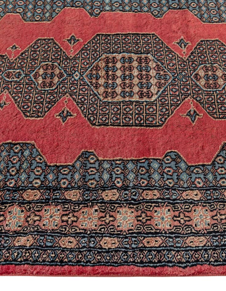 Detail image of  4' 2 x 6' 3  Hand Knotted Bokhara Rug