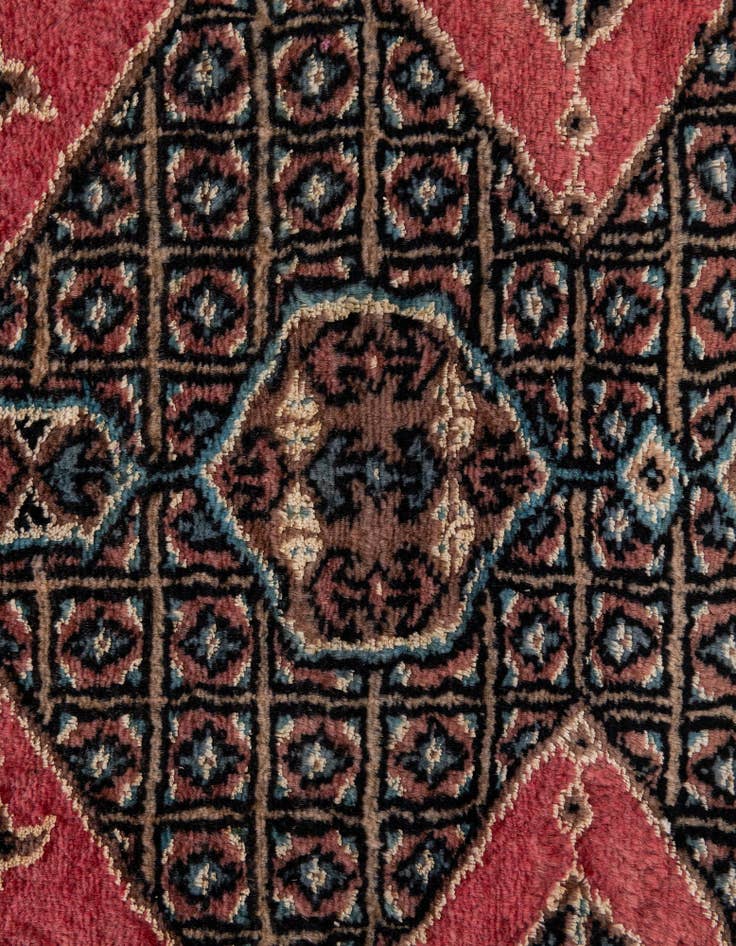 Detail image of  4' 2 x 6' 3  Hand Knotted Bokhara Rug