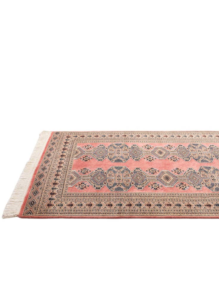 Detail image of  4' 3 x 6' 2  Hand Knotted Bokhara Oriental Rug