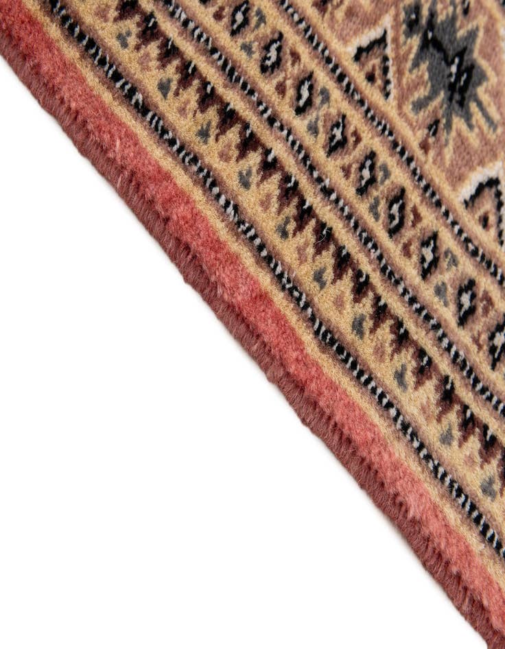 Detail image of  4' 3 x 6' 2  Hand Knotted Bokhara Oriental Rug