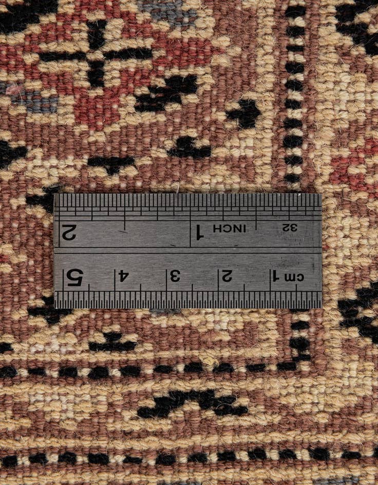 Detail image of  4' 2 x 5' 9  Hand Knotted Bokhara Oriental Rug