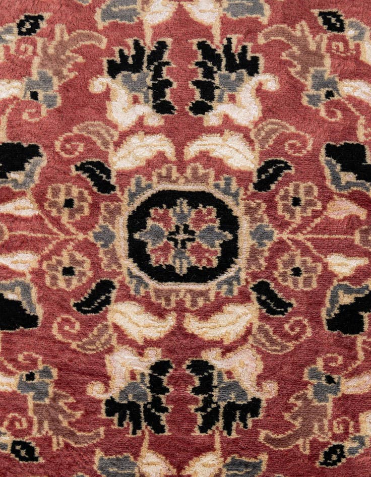 Detail image of  4' 2 x 5' 9  Hand Knotted Bokhara Oriental Rug