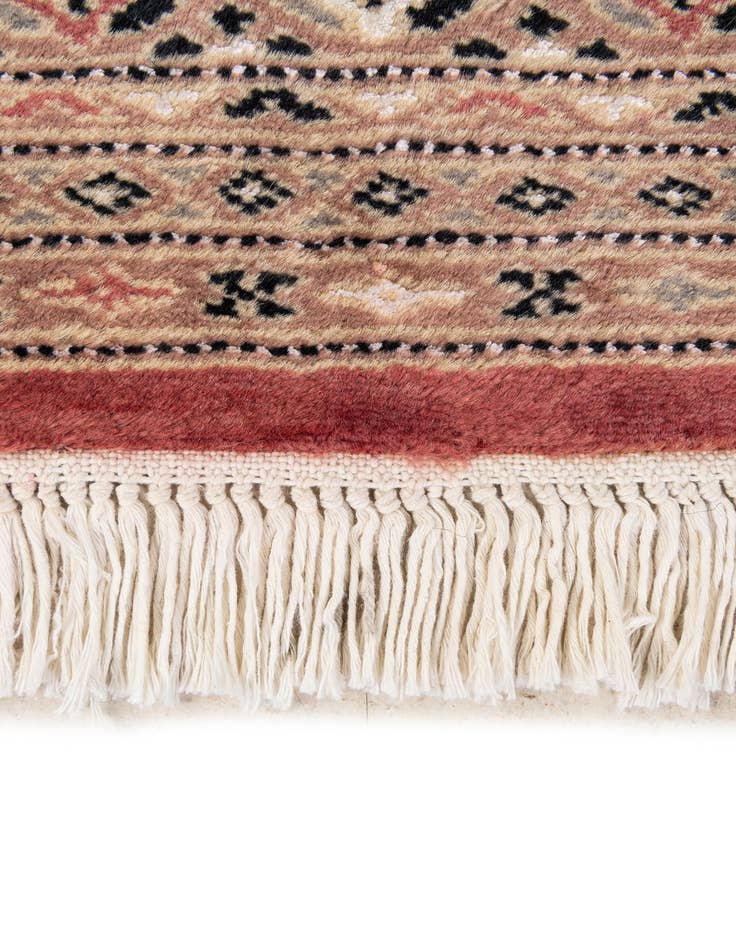 Detail image of  4' 2 x 5' 9  Hand Knotted Bokhara Oriental Rug