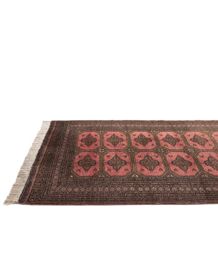 Detail image of  4' 3 x 6' 4  Hand Knotted Bokhara Oriental Wool Rug