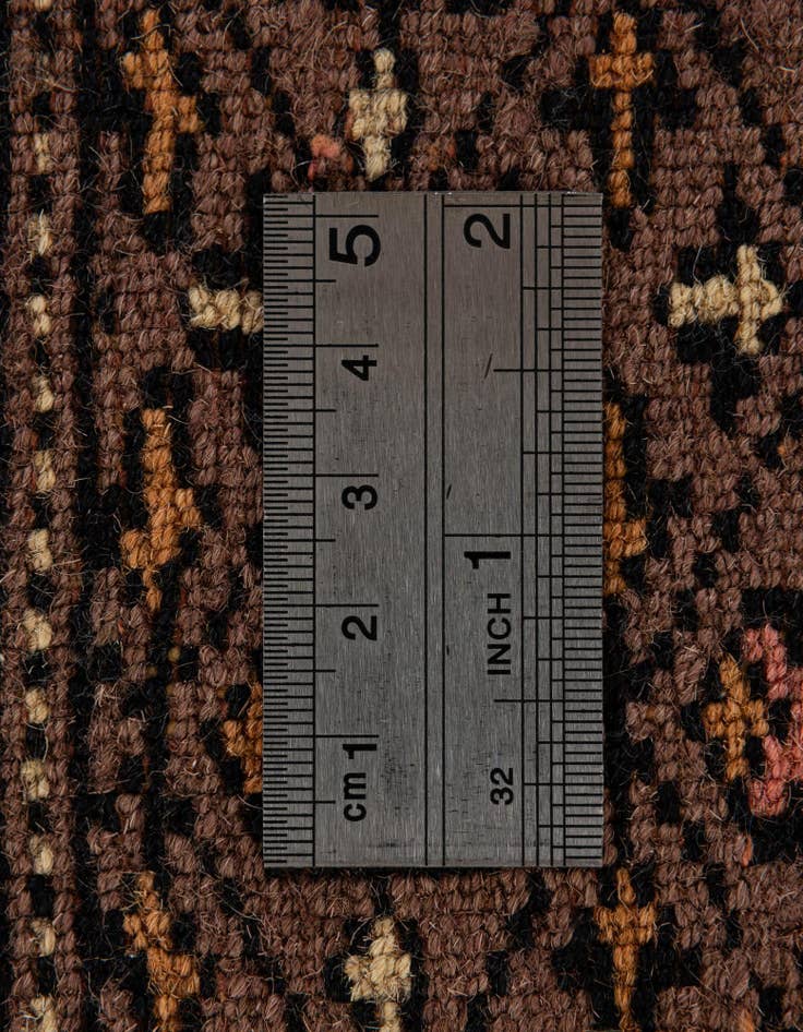 Detail image of  4' 2 x 5' 9  Hand Knotted Bokhara Oriental Wool Rug