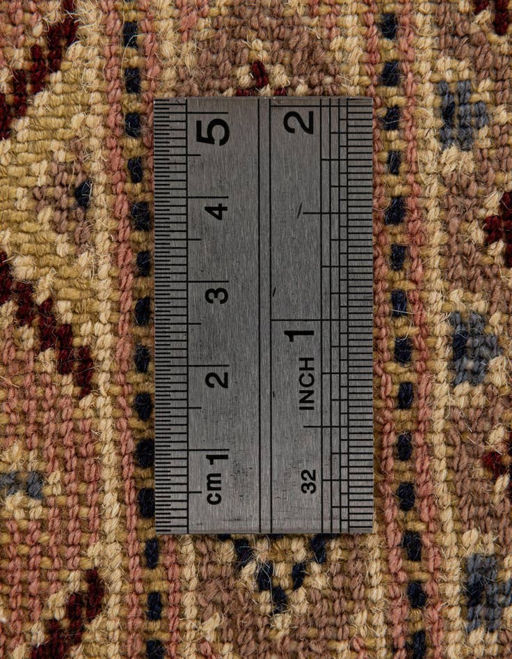 Detail image of  4' 2 x 6' 6  Hand Knotted Bokhara Rug