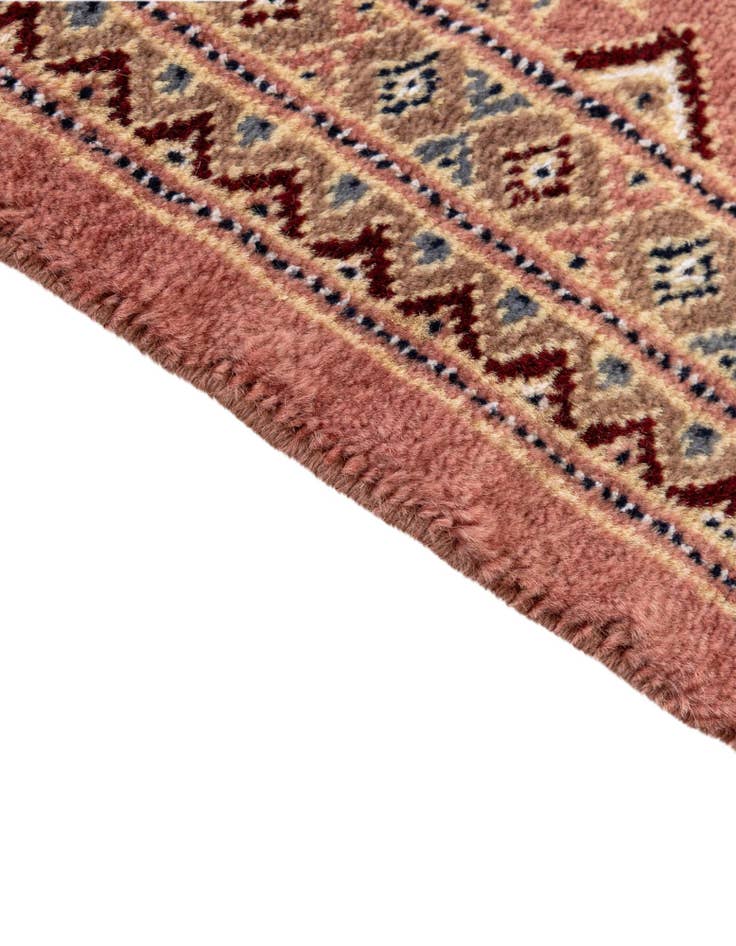 Detail image of  4' 2 x 6' 6  Hand Knotted Bokhara Rug