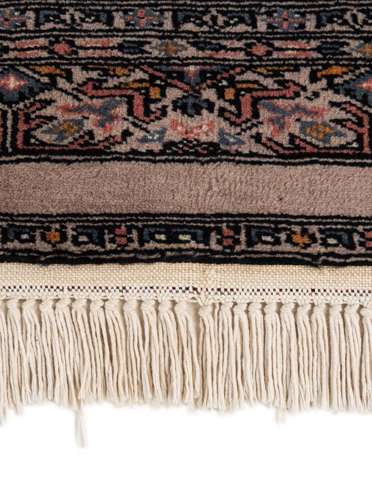 Detail image of  4' 1 x 6' 1  Hand Knotted Bokhara Oriental Wool Rug
