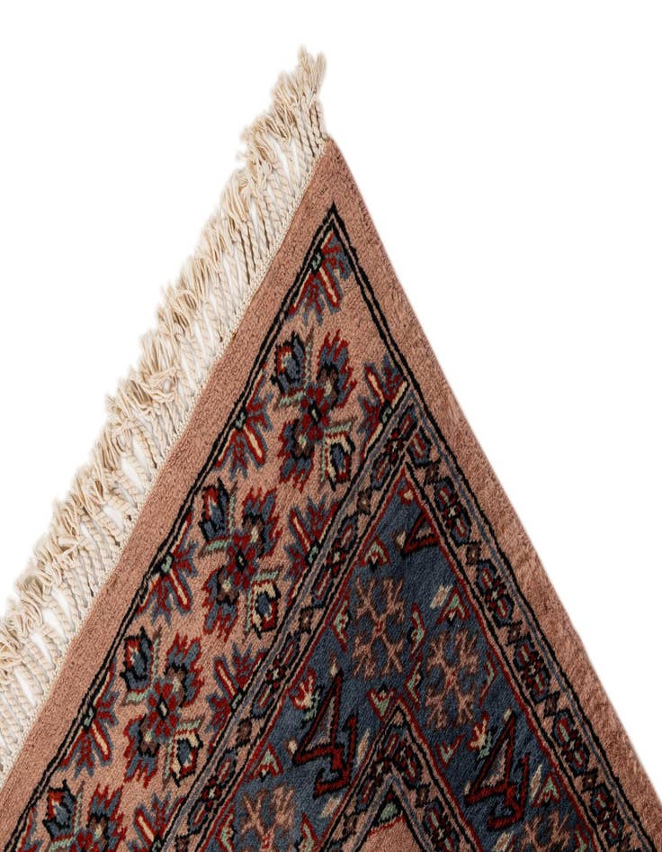 Detail image of  3' 2 x 5' 2  Hand Knotted Bokhara Oriental Wool Rug