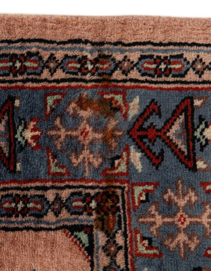 Detail image of  3' 2 x 5' 2  Hand Knotted Bokhara Oriental Wool Rug