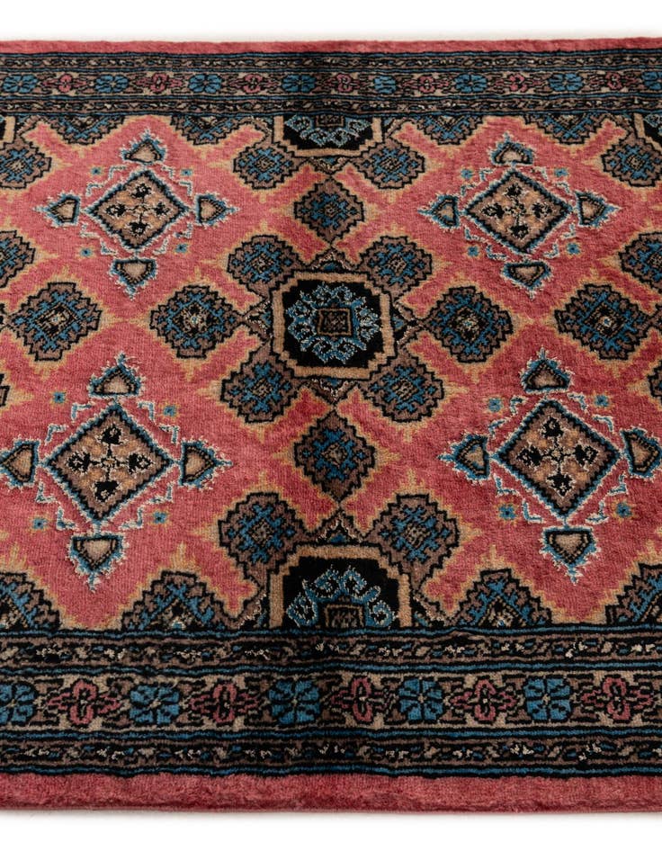 Detail image of  3' 2 x 5' 3  Hand Knotted Bokhara Rug