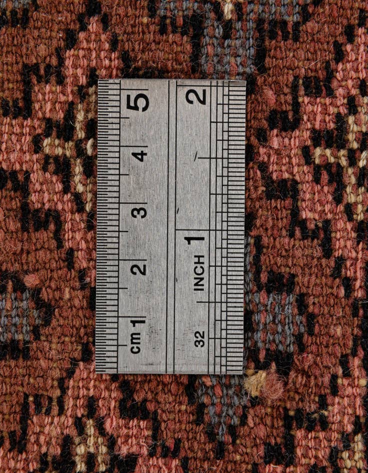 Detail image of  4' 2 x 6' 11  Hand Knotted Bokhara Wool Rug