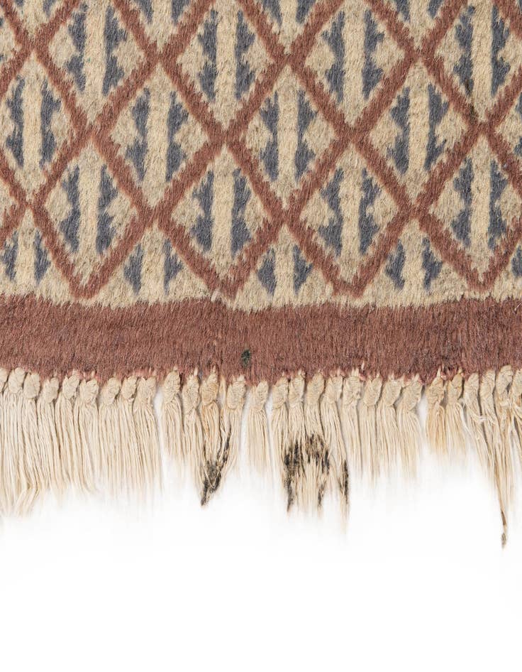 Detail image of  3' 4 x 4' 11  Hand Knotted Bokhara Oriental Wool Rug