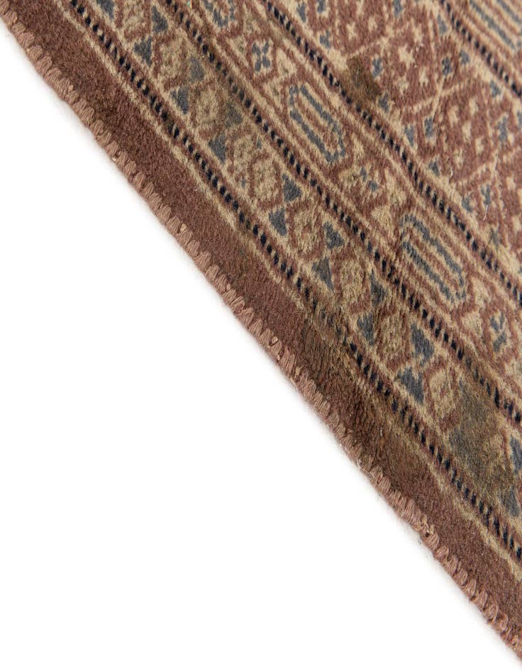 Detail image of  3' 4 x 4' 11  Hand Knotted Bokhara Oriental Wool Rug