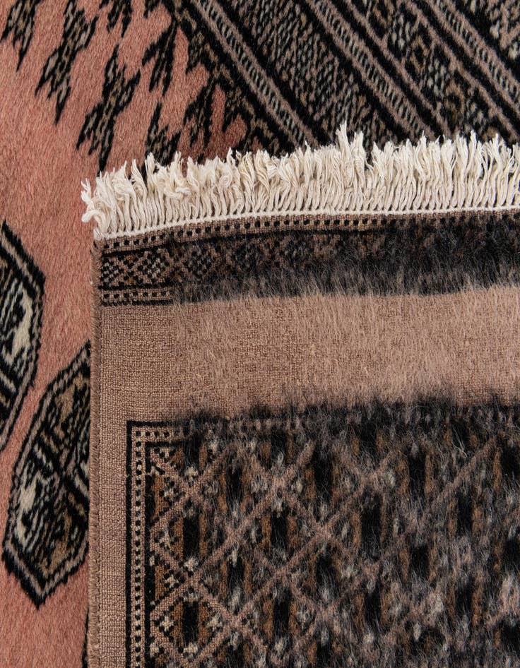 Detail image of  2' 11 x 5' 5  Hand Knotted Bokhara Oriental Wool Rug