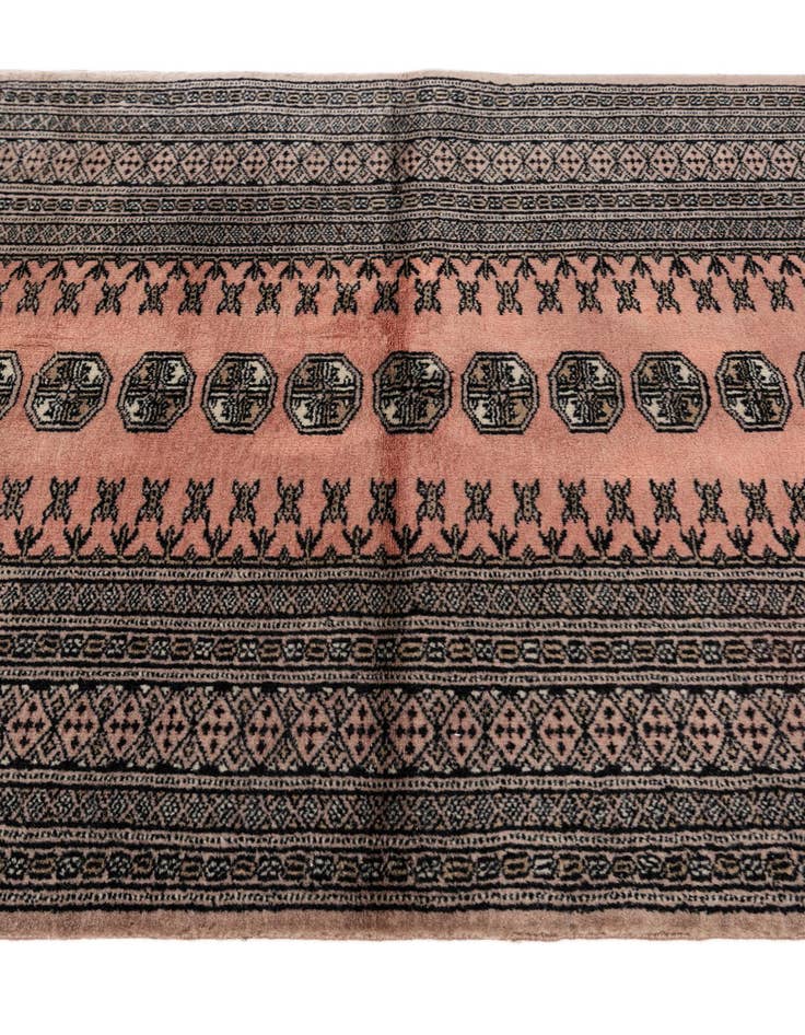 Detail image of  2' 11 x 5' 5  Hand Knotted Bokhara Oriental Wool Rug