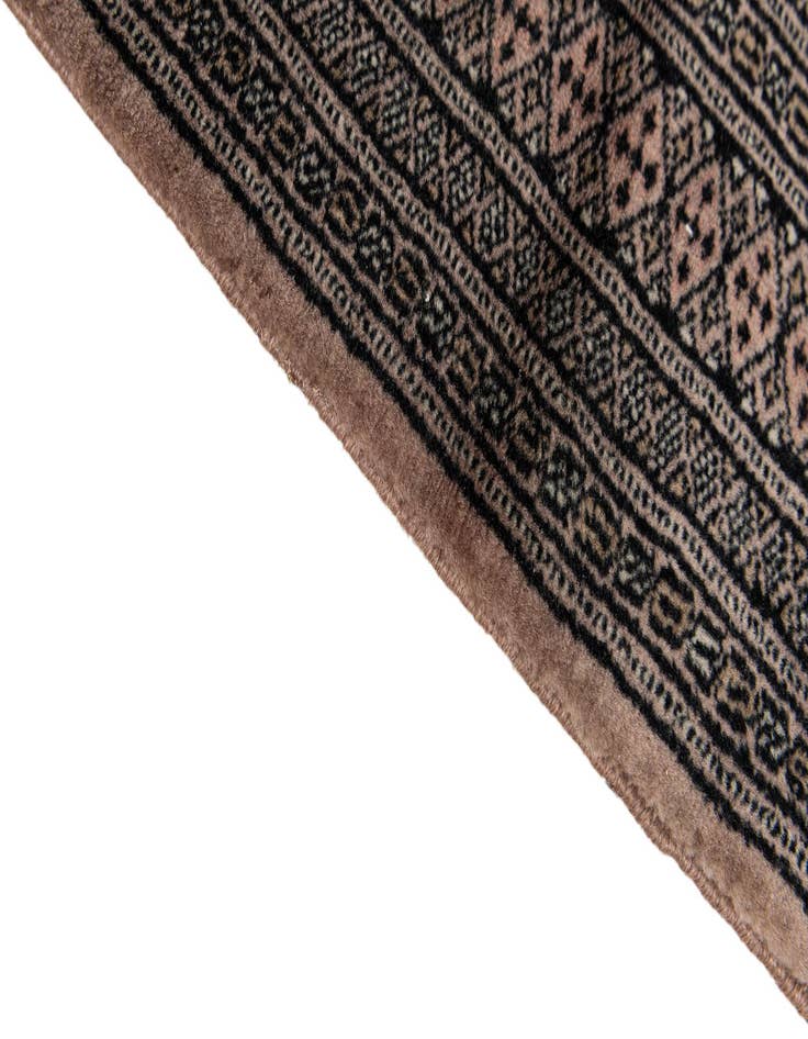 Detail image of  2' 11 x 5' 5  Hand Knotted Bokhara Oriental Wool Rug