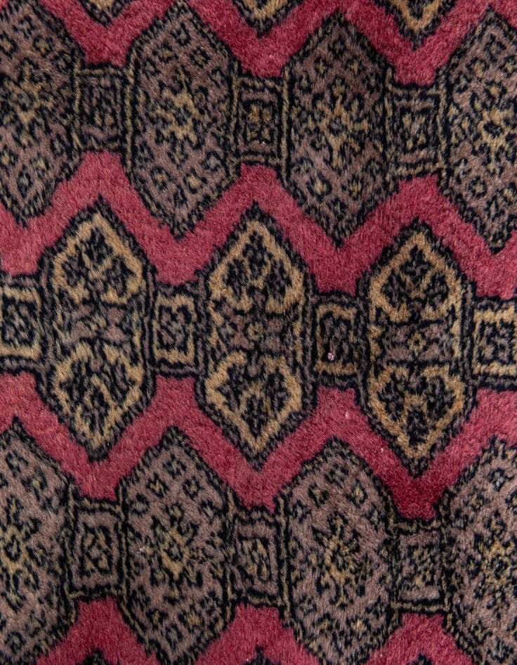 Detail image of 3' x 4' 11 Hand Knotted Bokhara Oriental Wool Rug