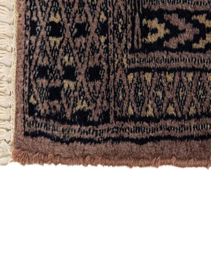 Detail image of 3' x 4' 11 Hand Knotted Bokhara Oriental Wool Rug