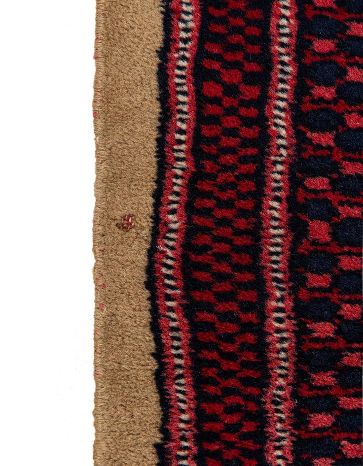 Detail image of  6' 10 x 10' 8  Hand Knotted Bokhara Oriental Wool Rug