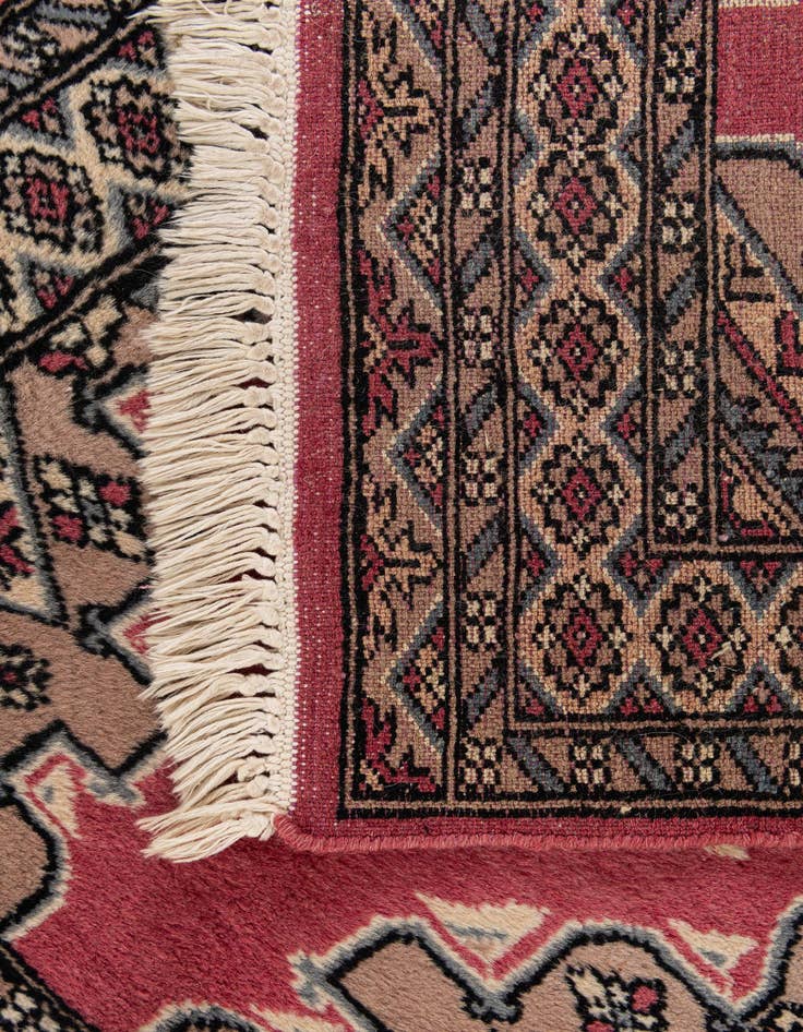 Detail image of  2' 1 x 3' 4  Hand Knotted Bokhara Oriental Wool Rug