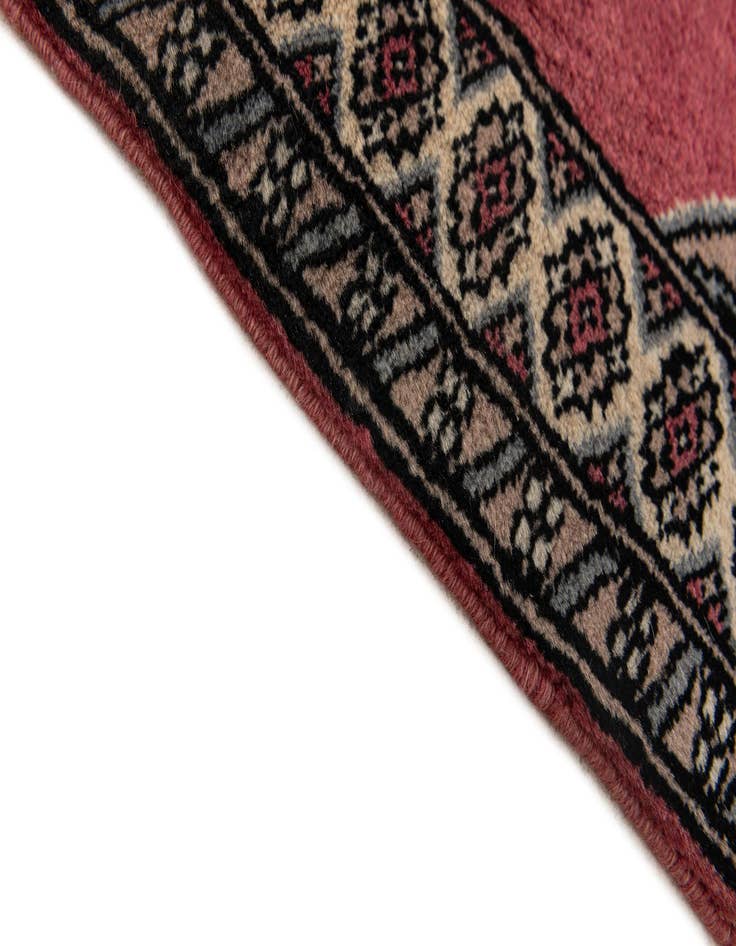Detail image of  2' 1 x 3' 4  Hand Knotted Bokhara Oriental Wool Rug